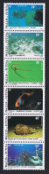 Wallis And Futuna Fish Shells Corals Undersea Fauna Strip Of 6v 1981 MNH SG#370-375 Sc#269a - Nuovi