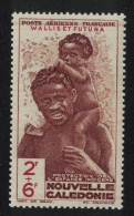Wallis And Futuna Native Children's Welfare Fund 2f+6f 1942 MNH - Ungebraucht