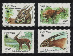 Vietnam WWF Sao La 4v 2000 MNH SG#2325-2328 MI#3063-3066 Sc#2966-2969 - Vietnam