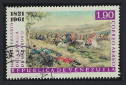 Venezuela 140th Anniversary Of Battle Of Carabobo Centres 1.90B 1961 Canc SG#1707 Sc#C782 - Venezuela