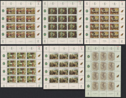 Venezuela Paintings By Arturo Michelena 6 Full Sheets SUPERB 1966 MNH SG#1948-1953 MI#1661-1666 - Venezuela