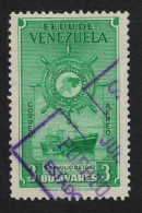 Venezuela Colombia Merchant Marine 3B KEY VALUE Violet 1948 Canc SG#804 Sc#C269 - Venezuela
