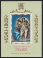 Vatican 'Christ And Virgin Mary' Sistine Chapel MS 1994 MNH SG#MS1063 - Nuevos