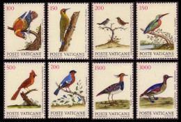 Vatican Lory Parrot Lapwing Kingfisher Wren Birds 8v 1989 MNH SG#928-935 - Nuevos