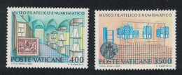 Vatican Inauguration Of Philatelic And Numismatic Museum 2v 1987 MNH SG#884-885 Sc#793-794 - Nuevos