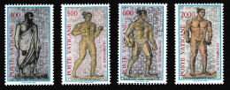 Vatican Figures From Caracal Baths Floor Mosaic 4v 1987 MNH SG#879-882 Sc#788-791 - Unused Stamps