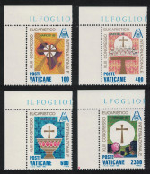 Vatican Eucharistic Congress 4v Corners 1985 MNH SG#835-838 Sc#761-764 - Unused Stamps
