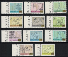 Vatican Pope John Paul II Journeys 11v 1981 MNH SG#768-778 Sc#694-704 - Unused Stamps