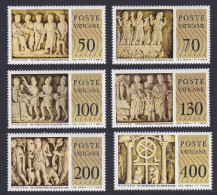 Vatican Classical Sculptures 2nd Series 6v 1977 MNH SG#687-692 Sc#623-628 - Unused Stamps
