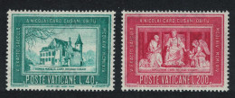 Vatican Nicholas Cues Cardinal Cusanus 2v 1964 MNH SG#442-443 Sc#395-396 - Unused Stamps