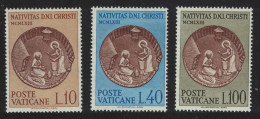 Vatican Christmas 3v 1963 MNH SG#413-415 Sc#372-374 - Nuevos