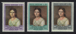 Vatican Paulina M Jaricot 3v 1962 MH SG#382-384 Sc#338-340 - Nuovi