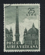 Vatican Church Of St Mary In Montesanto Roman Obelisk 1959 Canc SG#299 - Usati