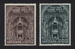 Vatican Roman Diocesan Synod 2v 1960 MNH SG#315-316 Sc#273-274 - Unused Stamps