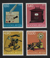 Yugoslavia Post Office Museum Exhibits 1978 MNH SG#1802-1805 - Autres & Non Classés