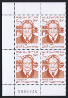 Wallis And Futuna King Tomasi Kulimoetoke Block Of 4 Control Number 2008 MNH SG#936 - Ungebraucht