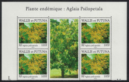 Wallis And Futuna Endemic Flora Tree Block Of 4 With Label 2008 MNH SG#937 - Nuevos