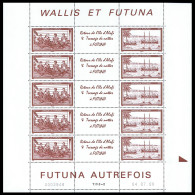 Wallis And Futuna In The Past 2v Full Sheet Type 1 2008 MNH SG#938-939 - Ongebruikt