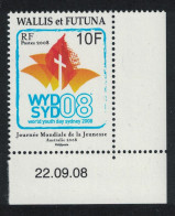 Wallis And Futuna World Youth Day Corner Date 2008 MNH SG#948 - Nuevos