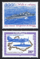 Wallis And Futuna First Flight Over Wallis - 'Savorgnan De Brazza' 2004 MNH SG#854-855 Sc#586-587 - Nuovi