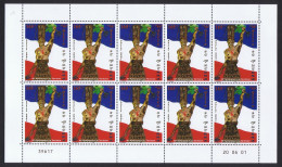 Wallis And Futuna French Overseas Territory Status Full Sheet 2001 MNH SG#783 Sc#541 - Nuovi