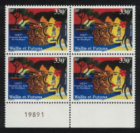 Wallis And Futuna 8th Pacific Arts Festival Block Of 4 Control Number 2000 MNH SG#766 Sc#532 - Unused Stamps