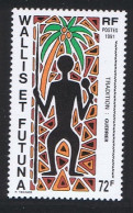 Wallis And Futuna Tradition - Warrior 72f 1991 MNH SG#574 Sc#406 - Unused Stamps