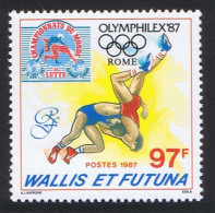 Wallis And Futuna 'Olympphilex 87' Overprint 1987 MNH SG#517 Sc#360 - Nuovi