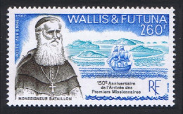 Wallis And Futuna Arrival Of First Missionaries 1987 MNH SG#526 Sc#C155 - Unused Stamps