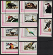 Zaire Kingfisher Turaco Vulture Grebe Birds 10v Corners 1982 MNH SG#1133-1142 MI#792-801 Sc#1091-1100 - Ungebraucht
