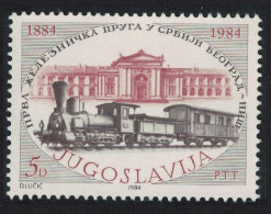 Yugoslavia Centenary Of Serbian Railway 1984 MNH SG#2136 - Autres & Non Classés