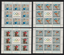 Yugoslavia Olympic Games Los Angeles 4v Sheetlets 1984 MNH SG#2144-2147 - Autres & Non Classés