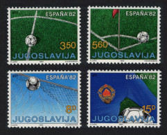 Yugoslavia World Cup Football Championship Spain 4v 1982 MNH SG#MS2019 - Autres & Non Classés