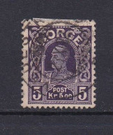 NORVEGE 1911 TIMBRE N°87 OBLITERE HAAKON VII - Usados