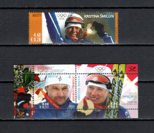 Estonia 2006 Olympic Games Turin Torino, Stamp + S/s MNH - Winter 2006: Turin