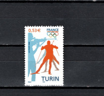 France 2006 Olympic Games Turin Torino, Stamp MNH - Inverno2006: Torino