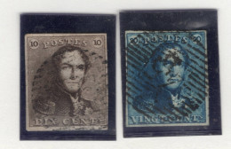 10 Et 20c épaulette  Effigie Dégagée   Beaux Timbres - 1849-1850 Medaillen (3/5)