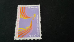 NİARAGUA-1970-80     2.50  CORD  DAMGALI - Nicaragua