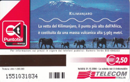 TARJETA DE ITALIA DE UN ELEFANTE (ELEPHANT) KILIMANJARO - Andere & Zonder Classificatie