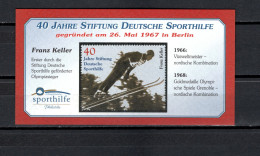 Germany 2007 Sport Skiing Vignette, 40 Years Deutsche Sporthilfe MNH - Sci