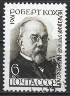 Russia 1961. Scott #2455 (U) Robert Koch, German Micobiologist  (Complete Issue) - Oblitérés