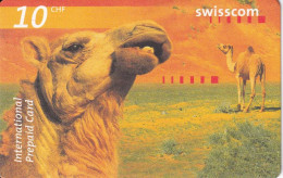 SPECIMEN - TARJETA DE SUIZA DE SWISSCOM DE UN CAMELLO (CAMEL) - Zwitserland