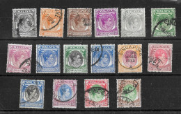 Singapore, 1948 KGVI Definitives, Perf 17.5x18 Almost Complete, Used (S905) - Singapore (...-1959)