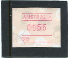 AUSTRALIA - 1988  55c  FRAMA  POSSUM   NO POSTCODE  B15  FINE USED - Timbres De Distributeurs [ATM]