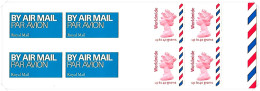 MJ1 W2 Booklet Airmail Cylinder Worldwide 40g HRD2-C - Carnets