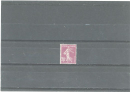 VARIÉTÉS -N°190 NSG  SEMEUSE CAMÉE -20c LILAS ROSE -" 0 " DE 20c AVEC QUEUE -(Cérès 190 G°) - Unused Stamps