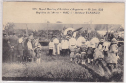 Grand Meeting D'Aviation D'Argences - 18 Juin 1922 - Baptême De L'Avion "MAD) - Aviateur Trabaud - Meetings