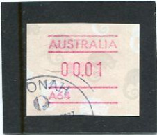 AUSTRALIA - 1988  1c  FRAMA  POSSUM   NO POSTCODE  A64  FINE USED - Vignette [ATM]