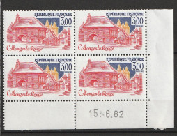 N° 2196 Région: Collonge La Rouge:l Bloc De 4 Timbres Neuf Impeccable Coins Datés 15.6.82 - 1980-1989