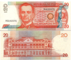 Philippines 20 Peso 2008-2010 P-192 UNC - Philippinen